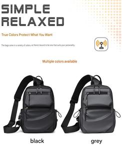 Bolso de Pecho Oxford Impermeable de Mezclilla, Moderno y Duradero, para Computadora, de Gran Capacidad, con Correa Cruzada y Cierre de Cremallera - Product Image 6