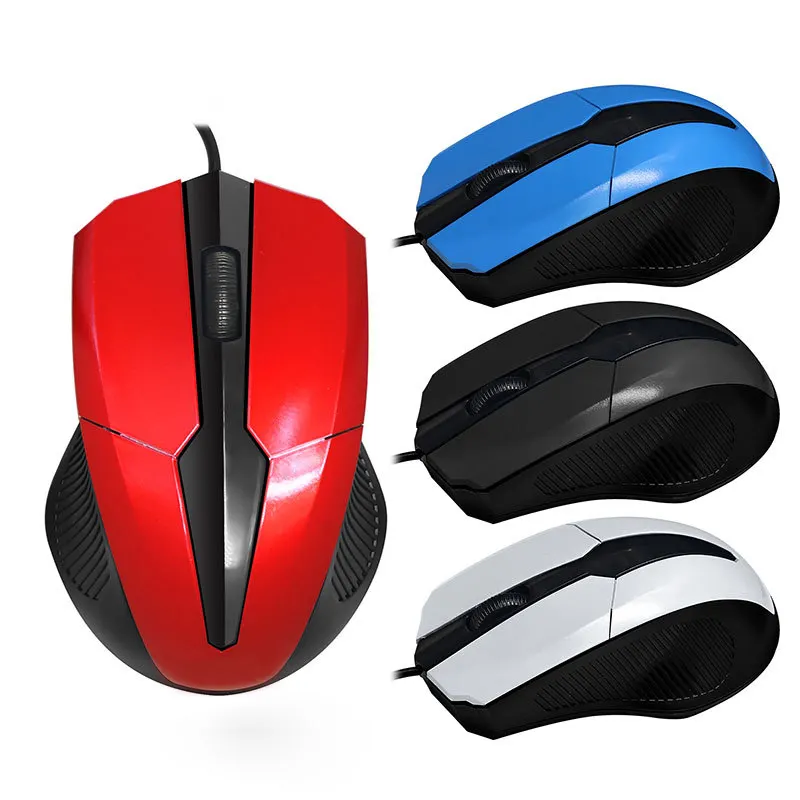 Hot selling Factory Price 1600 DPI Backlit USB Ergonomics Wired Office Gaming Mouse for Computer