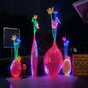 ไฟประดับรูปแจกัน LED สำหรับตกแต่งภายนอกอาคาร - Product Image 1