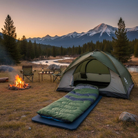 Sac de couchage léger, imperméable, chaud, pour l'hiver et l'été, essentiel pour le camping, la randonnée, le trekking, pour adultes, équipement de randonnée en plein air