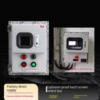 Boîtier d'instrument électronique en alliage d'aluminium anti-explosion personnalisé, petite taille, pour HMI et contrôle électrique
