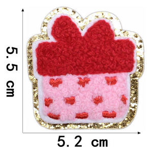 Parches de Chenilla Personalizados con Tema de San Valentín, con Diseño de Cupido y Carta de Amor, para Planchar en la Ropa - Product Image 2