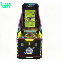 Nouvelle Machine de Basket LCD 55 Pouces à Monnayeur pour Salle de Jeu Intérieure, Salle de Sport à Domicile, Arcade Adulte, Boîtier Métallique Lumineux et Coloré