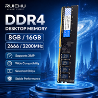 Module de RAM de bureau RuiChu DDR4 8 Go/16 Go 2666 MHz/3200 MHz ECC 288 broches DIMM pour mise à niveau PC, compatible XMP 2.0 Gaming, en stock