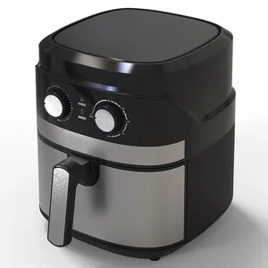 5,5l manopola di controllo cucina senza olio cibo sano friggitrice ad aria intelligente YYZG-550S friggitrice