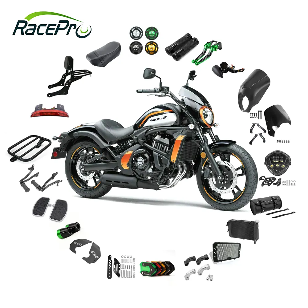 RACEPRO 고품질 오토바이 전체 범위 벌컨 650 오토바이 액세서리 가와사키 벌컨 650