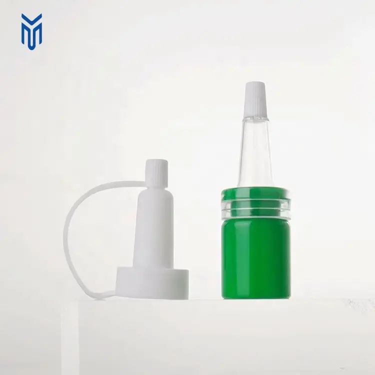 New design 5ml colorful AS plastic test tube plastic vial bottle for lyophilized powder packing