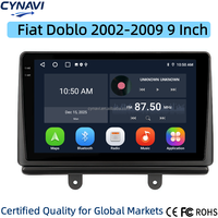 CYNAVI Fiat Doblo 2002-2009 GPS Navigation Android Auto Stéréo 9 pouces Autoradio Écran partagé Affichage RGB Android OS