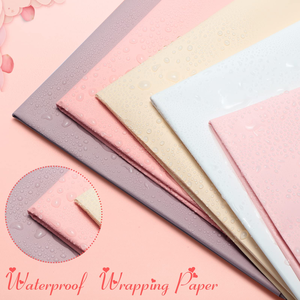 Papel de Envolver para Ramos Florales, Translúcido, Impermeable, Estilo Coreano, Color Sólido, Papel con Efecto Niebla, Venta al Por Mayor - Product Image 4