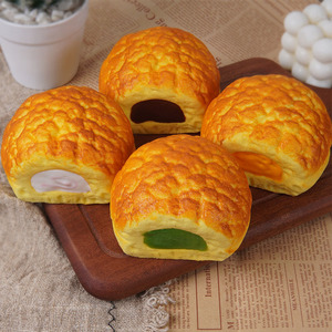 Jouet anti-stress en mousse PU à rebond lent, modèle de pâtisserie choux, souple et fluide, à presser, pour enfants - Product Image 1