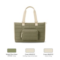 Tas Selempang Kampus Berbahan Polyester 190T Model Quilted, Ringan, Kasual, Bahan Taffeta, Logo Custom, Grosir, OEM, ODM