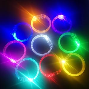 Colorful Fluorescent Stick Plastic Luminous Digital Printing Bracelet LED Street Stall Toys Party Favor Promotional Supplies