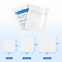Compresses stériles en gaze 10x10cm 16 plis, fournitures hospitalières, consommables médicaux