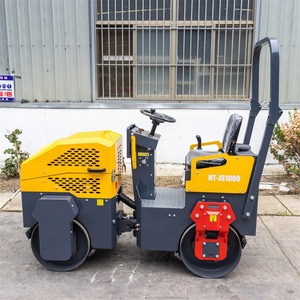 Rouleau Vibratoire HT-JS1000 à Double Tambour, 3,5 Tonnes, Conception Compacte, Équipement de Construction Routière - Product Image 1