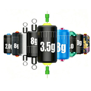 Plombs de pêche cylindriques Aohu 5g en plomb à libération rapide, accessoires en vrac pour ligne principale, pour articles de pêche - Product Image 3