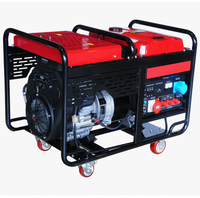 Générateur diesel silencieux 5KW, triphasé, 50Hz, démarrage électrique à distance, portable, alimentation de secours pour ferme, protection contre les surcharges