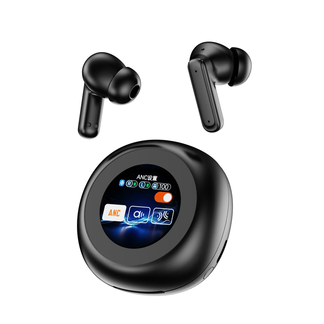 Earphone Tws Type-C Charging Box T Yw13 Earbuds in Ear With Smart Touch Screen