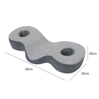 Support de soulagement d'oreille d'oreiller de mousse de mémoire de dormeur latéral sain pour l'option cervicale de forme de rectangle de douleur pour dormir