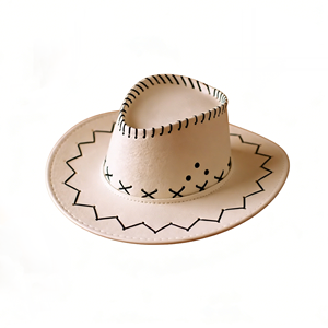 Chapeau de cowboy occidental à large bord imprimé sur mesure, style <span class=keywords><strong>américain</strong></span>, pour homme et femme, idéal pour les fêtes, la plage et l'équitation, vente en gros - Product Image 6