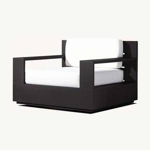 Ensemble <span class=keywords><strong>de</strong></span> canapés <span class=keywords><strong>de</strong></span> patio <span class=keywords><strong>de</strong></span> <span class=keywords><strong>luxe</strong></span> <span class=keywords><strong>Marbella</strong></span> en aluminium, mobilier <span class=keywords><strong>de</strong></span> jardin extérieur avec foyer - Product Image 3