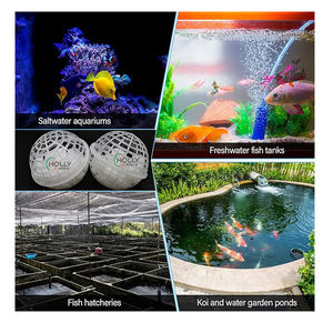 Media penyaring bola bio akuarium kualitas tinggi, media penyaring bola akuarium plastik untuk kolam ikan - Product Image 3