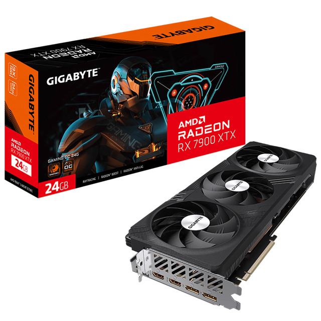 GIGABYTE Radeon RX 7900 XTX GAMING OC 24G Graphics Card with 24GB GDDR6 384-bit Memory