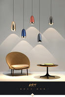 Nouveau lustre de chevet de concepteur créatif simple nordique petit lustre d'ascenseur de vol stationnaire libre