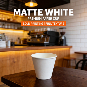 Custom Printed Single Wall Food Grade Paper <b>Cups</b> <b>Disposable</b> Hot Drink Use Flexible MOQ Available - Product Image 3