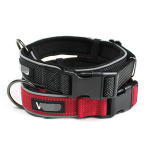 Fabrikant Op Maat Gepersonaliseerde Verstelbare Reflecterende Waterdichte Polyester Hondenhalsband Comfortabel Ademend Gewatteerd Duurzaam - Product Image 1