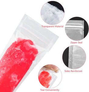 Trong suốt rõ ràng vây con dấu nhiệt bịt kín nhựa đông lạnh Sucker Ice Pop <span class=keywords><strong>wrapper</strong></span> DIY Ice Lolly Popsicle gói túi - Product Image 2