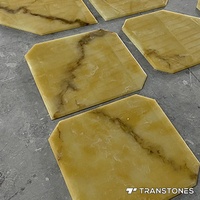Meilleur onyx de miel décoré translucide imitation albâtre pour intérieur, taille personnalisée, directement de l'usine