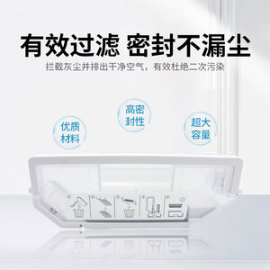 อุปกรณ์เสริมถังขยะอีโคแวคส์ ที 30 โปรพลาสติก ABS โปร่งใสสำหรับเครื่องดูดฝุ่นหุ่นยนต์ใช้ในบ้าน - Product Image 3