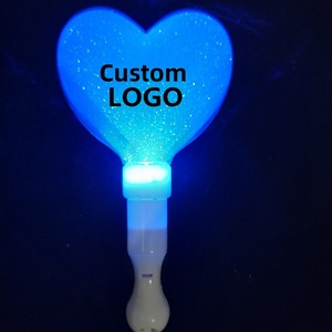 Biểu tượng tùy chỉnh hình trái tim Led nhấp nháy hiệu ứng Neon Nguồn cung cấp bên lễ hội buổi hòa nhạc lễ hội cổ vũ đạo cụ ánh sáng dính số lượng lớn - Product Image 3