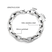 Collier de chaîne à maillons créatifs avec ensemble de bracelets Collier de 45.5cm de long en argent Bracelet personnalisé en or Bijoux de fête Cadeaux pour amoureux