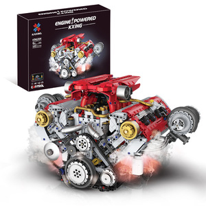 K96204 New Motorized V8 Engine Big <strong>Kit</strong> 3201PC DIY Car <strong>Model</strong> with LED Light Moving Parts Toy for <strong>Adults</strong> Gift Building Block Sets - Product Image 5