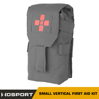WOSPORT Petite trousse de premiers soins verticale Accessoires de chasse Poignée Design Pochette médicale MOLLE