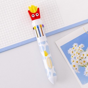 Mới Đến Nhựa 0.7Mm Phim Hoạt Hình Sáng Tạo 10 Màu Sắc Bút Bi Dễ Thương Macaron Đa-Màu Bút Bi Bộ - Product Image 6