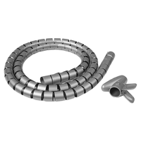 Gaine de protection en spirale pour câbles, tube de protection pour câbles, gaine de protection pour câbles pour la maison, le bureau, l'ordinateur, la télévision