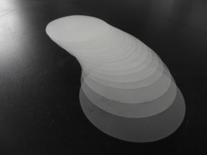 Papel de pulido de dióxido de silicio, Base de película lapeadora, rendimiento constante, a la venta - Product Image 3