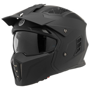 Casque jet Befast OPTIMUS CE avec protège-menton amovible Noir XS - Product Image 1