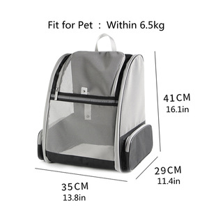 <span class=keywords><strong>Sac</strong></span> à <span class=keywords><strong>dos</strong></span> de voyage pliable et respirant <span class=keywords><strong>pour</strong></span> chat et petit <span class=keywords><strong>chien</strong></span>, en tissu Oxford avec fermeture éclair - Product Image 2