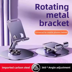 Soporte Giratorio para Teléfono de Aleación de Aluminio, Ajustable y Plegable, para Tablero de Instrumentos y Escritorio, Compatible con iPad y Móviles, Ideal para Grabación de Video - Product Image 5