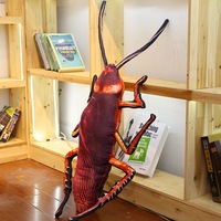 Gros 3D géant cafard en peluche jouet réaliste insecte oreiller éducatif nouveauté Gag cadeau réaliste cafard poupée