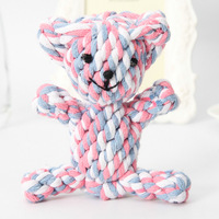 Jouet durable pour animaux de compagnie jouet à mâcher coton morsure dents nettoyage jouets de jeu en gros accessoires pour animaux de compagnie pour chat et chien salon intérieur