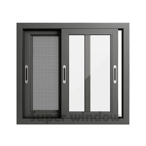 חלונות אלומיניום זזת זכוכית בסגנון מודרני ודלתות שבר תרמית אספקה ישירה של מפעל ליישומים חיצוניים & מלון - Product Image 5