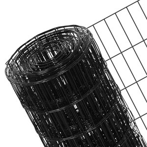 48INCHX100FT Roll High Quality 16GA 1.6mm 2"x3"<b>Mesh</b> Black PVC Coated Welded <b>Mesh</b> <b>Wire</b> Fencing for Pet Animal Cage - Product Image 1