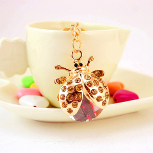 Llavero de Mariquita, <span class=keywords><strong>Coccinella</strong></span> <span class=keywords><strong>Septempunctata</strong></span>, para Mujer, Niña, Colgante para Bolso, Joyería Hecha a Mano, Regalos - Product Image 4