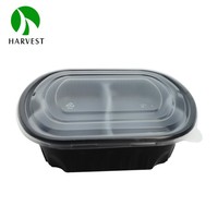 Série Harvest SP Double Layer - Bol alimentaire rond et boîte alimentaire rectangulaire 100% recyclables et écologiques