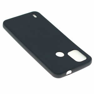 Fabricant de gros étuis en TPU mat souple givré couverture arrière étui de téléphone portable en silicone pour <span class=keywords><strong>Nokia</strong></span> <span class=keywords><strong>C21</strong></span> <span class=keywords><strong>Plus</strong></span> noir - Product Image 4