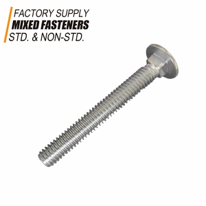 สลักเกลียวขนส่งสังกะสีแบบเกลียวขนาดใหญ่ DIN603 <span class=keywords><strong>ST304</strong></span>สำหรับรางรถไฟ Sleepers สะพานอุปกรณ์ในฟาร์มสำหรับขนส่งเห็ด - Product Image 3